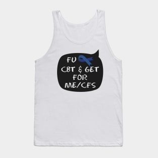 NO CBT & GET for ME/CFS chalk Tank Top